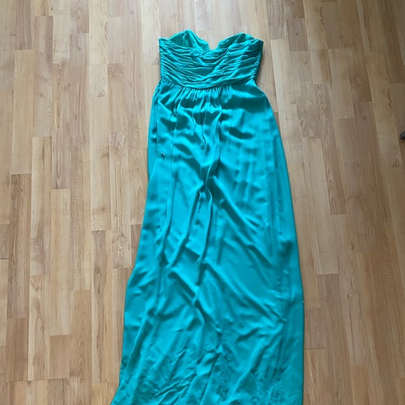 Ted Baker Alessa Silk Strapless Maxi Dress - Picture 3 of 11